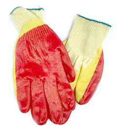 Рабочие перчатки двойной облив глубокого макания